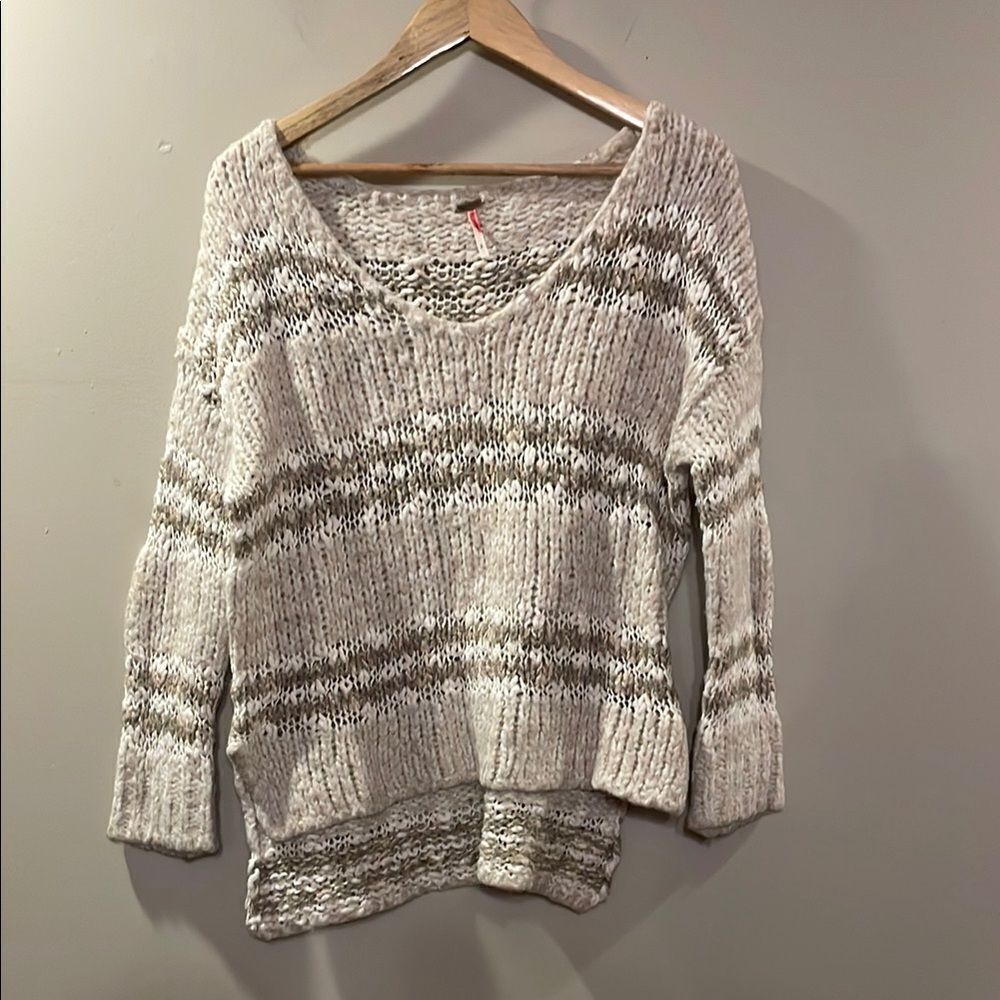 FP Cozy Knit V-Neck Sweater - Picture 1 of 9